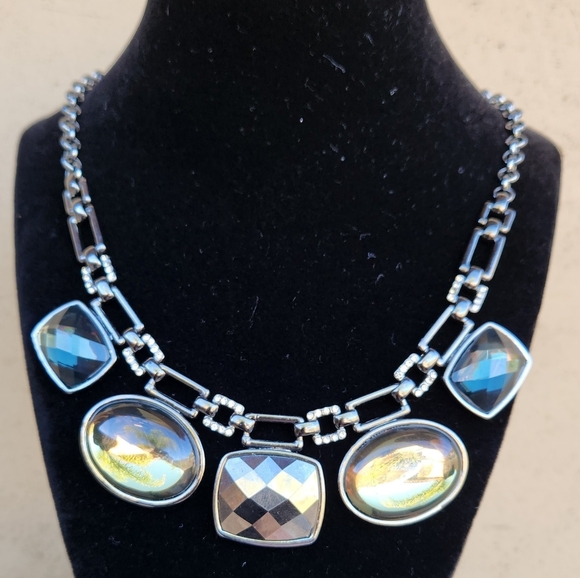 Alfani Chunky Geometric Statement Necklace - Picture 4 of 7